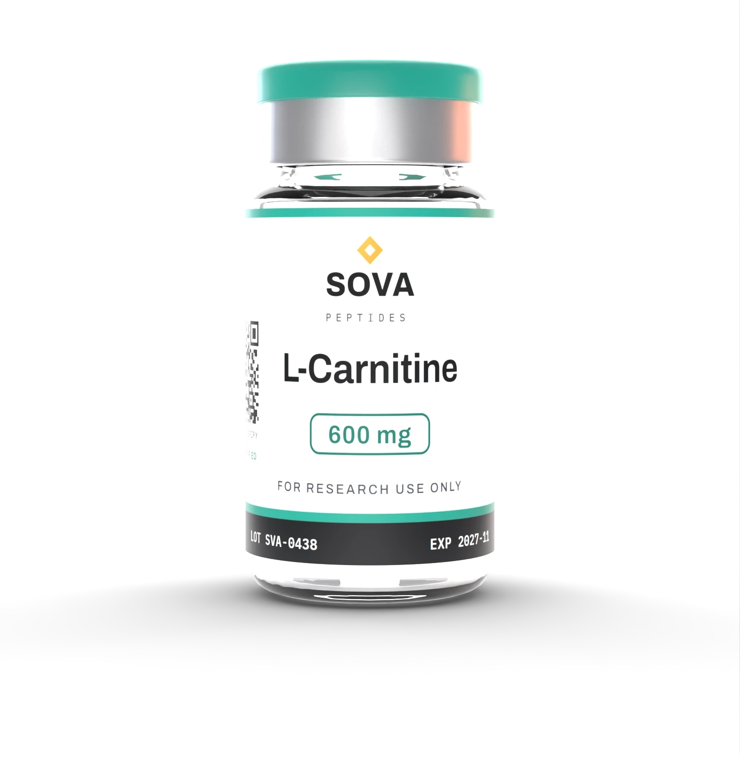 L-Carnitine 600mg research vial